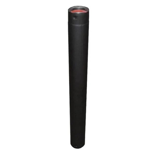 9x22 Painted Pellet Vent Pipe Slip Section - 3x22 Dia