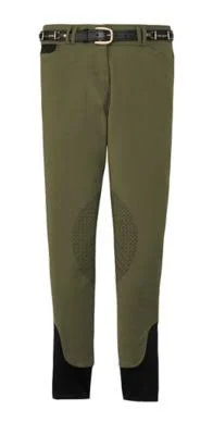 Dover Saddlery Women's Dalton Knee-Patch Breech, Olive