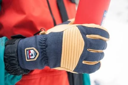 Hestra Army Leather Couloir Gloves Navy/Tan 11