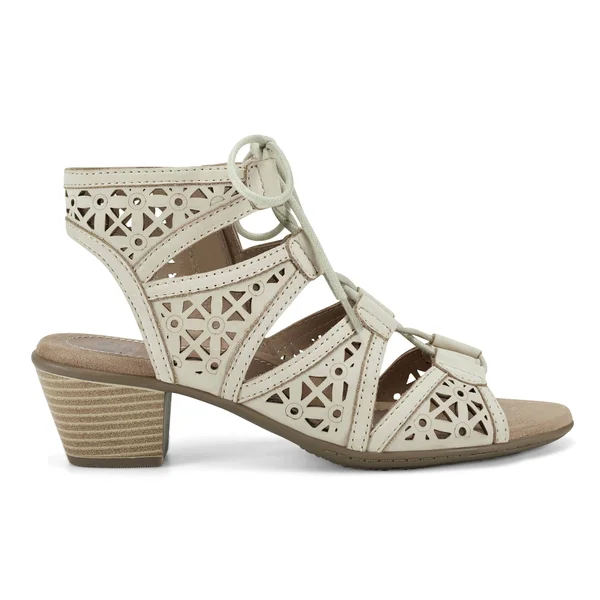 Earth Origins Women's Carey Shoes - Wide Cream in Size 7.5
