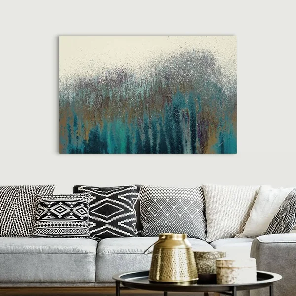 Teal Woods - Canvas Wall Art, 60x40, Great Big Canvas
