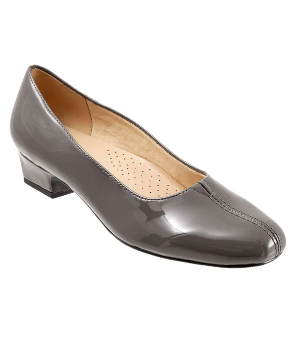 Women's Trotters Doris - Adult, Size: 6, Grey Patent
