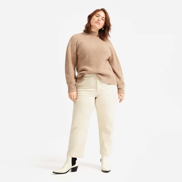 Women's Straight-leg Crop by Everlane in Sandstone - Size 10