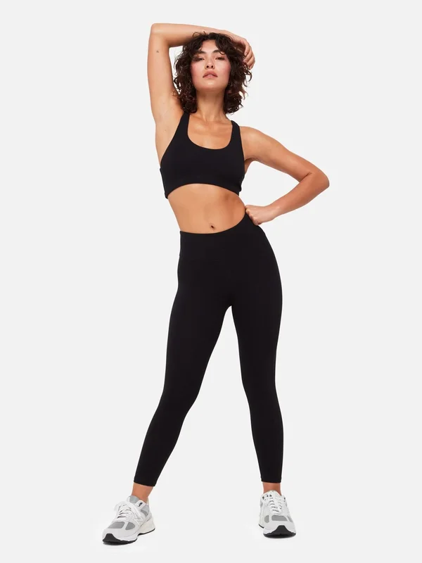 Organic Stretch Legging Jet Black, 2x