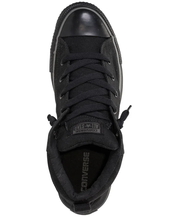 Converse Men's Chuck Taylor All-Star Street Mid Casual Shoes 138465F - 8.5, Black