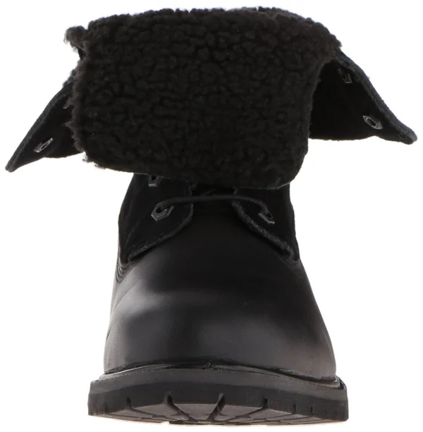 Timberland Authentics Teddy Fleece Waterproof Fold-Down Boots - Women's Black - 6.5