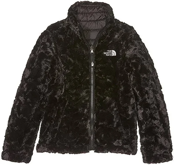 The North Face Reversible Mossbud Swirl Jacket Girls - Roxbury Pink