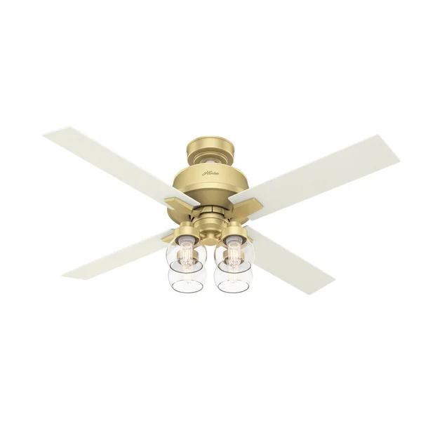 Hunter Viven 52x22 Indoor LED Ceiling Fan - Modern Brass - 59651