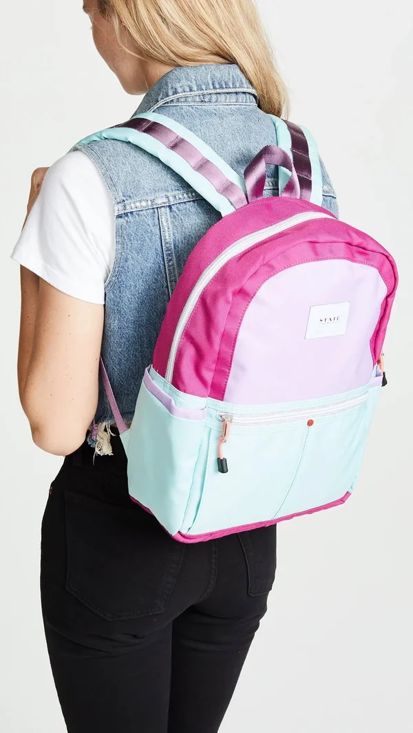 State Bags Kane Magenta, Mint Backpack