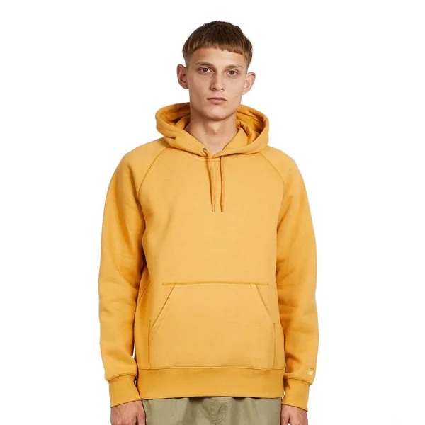 Carhartt WIP Hooded Chase Sweatshirt - Winter Sun L