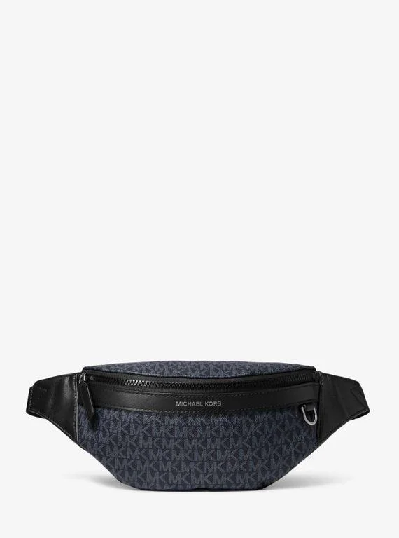 Michael Kors Greyson Logo Sling Pack - Black - Belt Bags