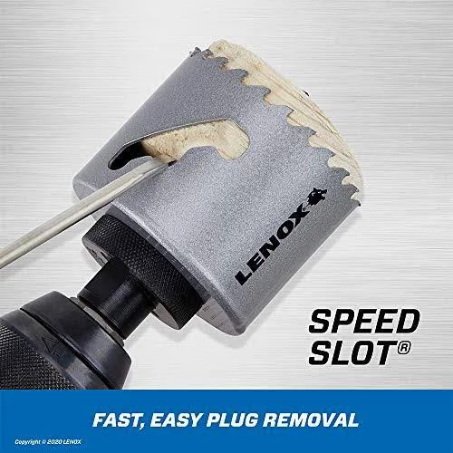 Lenox Tools Hole Saw Kit - Carbide Tipped, 6-Piece (LXAH3PSET6)