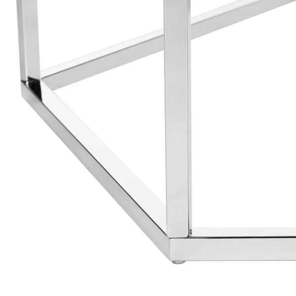 Safavieh Eliana Chrome Glass Coffee Table