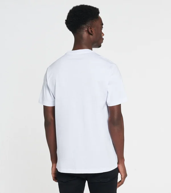 Men's Split Logo Tee, Optic White, Size x Large, True Religion
