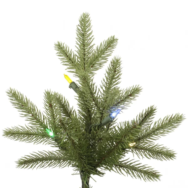 Vickerman Pre-Lit 4.5& Fresh Balsam Fir Artificial Christmas Tree, LED Lights, Green