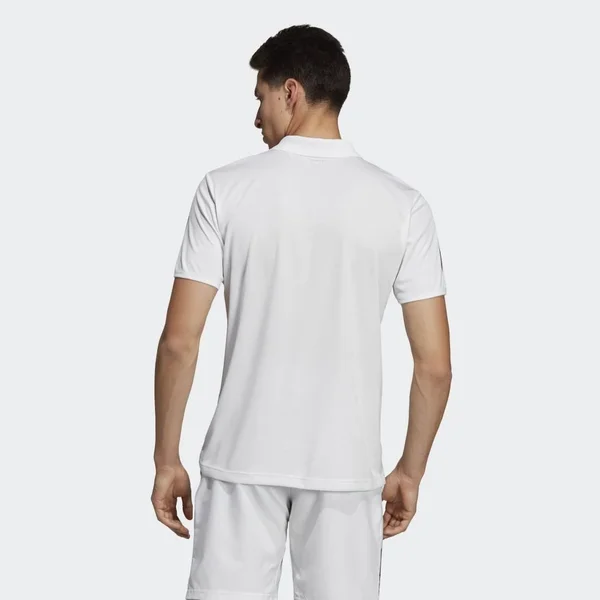 Adidas Men's Club 3 Stripes Tennis Polo - XXL, White