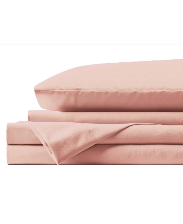 Sunham Microfiber Anti Bacterial POLYGIENE Sheet Set - One Size, Pink