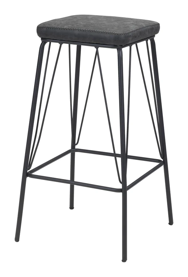 Zuo Samuel Barstool Vintage Black