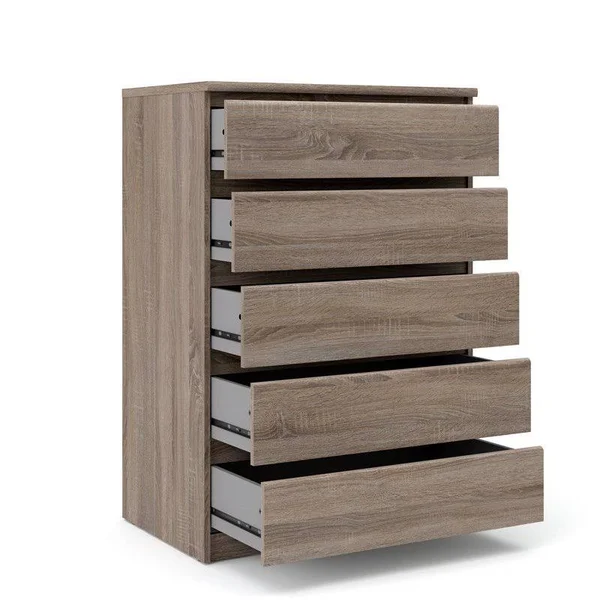 2pc Dresser Set with 1 Double Dresser and 1 Chest in Truffle