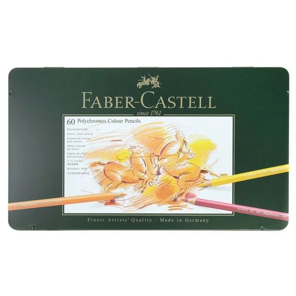 Polychromos Pencil Tin Set of 60, Faber-Castell