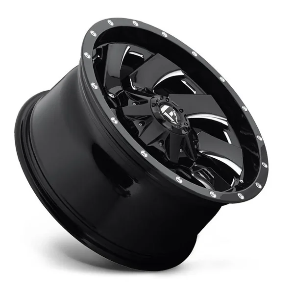 18x9 Fuel D574 Cleaver Gloss Black Milled D57418908245