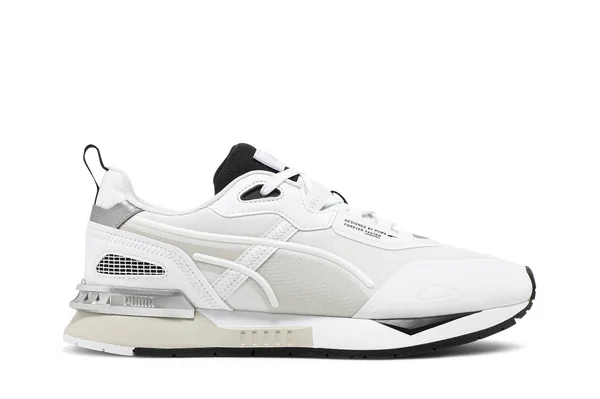 Puma Mirage Tech Core Sneakers, White/Grey/Violet, 8.5