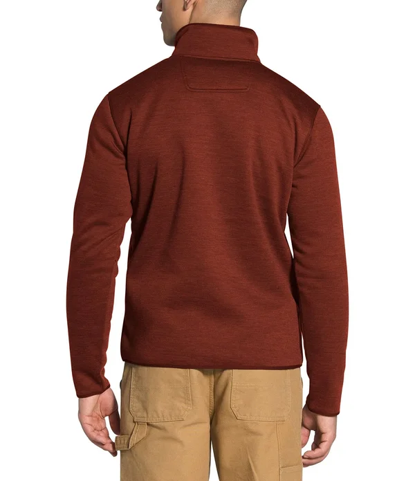 The North Face Sherpa Patrol 1/4-Snap Pullover - Men's Mallard Blue White Heather, S