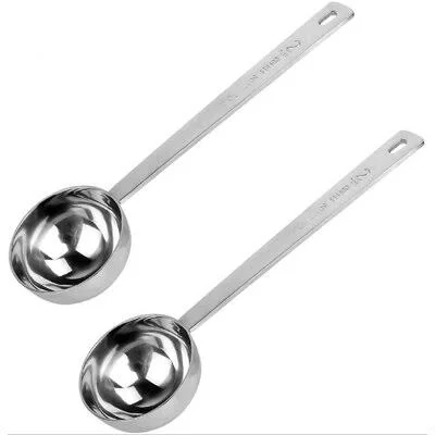 Stainless Steel Coffee Scoop, 2 Tablespoon Measuring Spoon Coffee Scoop, 30ml Metal Long Handled Spoons Coffee Measuring Spoons
