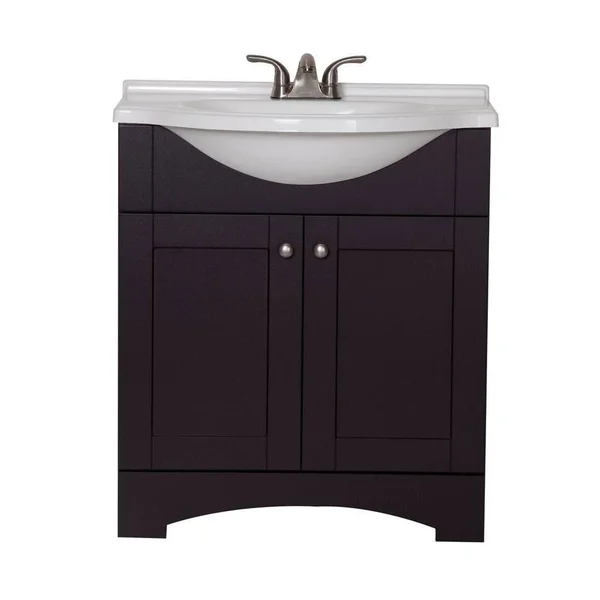 Del Mar 31 in. W x 36 in. H x 19 in. D Bathroom Vanity in Espresso with Cultured