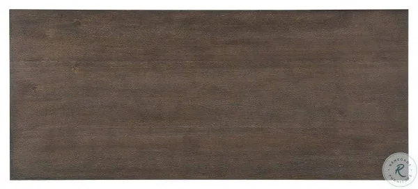 Toulon Distressed Dark Oak Drawer Writing Desk
