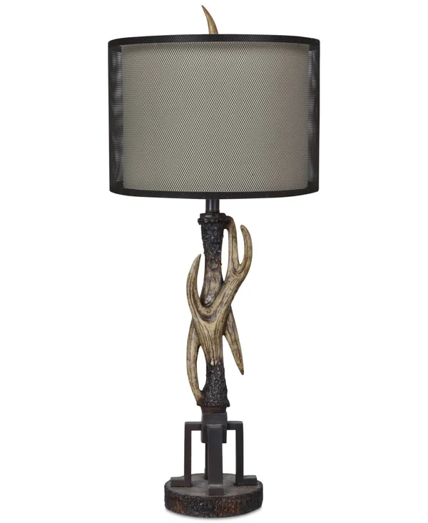 Crestview Collection 24.5x22 Birch Wood Table Lamp