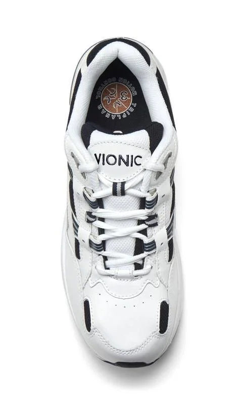Vionic Men's Walker Shoes White/Navy 12 Wide