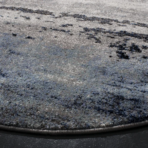 Safavieh Galaxy GAL119F 5&3x22 x 5&3x22 Round Grey - Ivory Area Rug