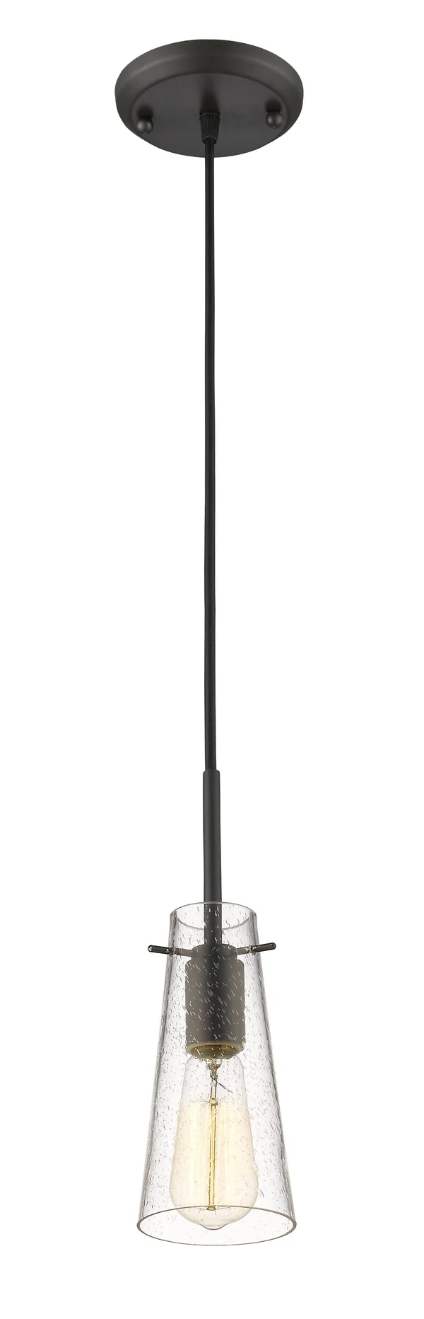 Z-Lite 132MP-BRZ Monte 1-Light Mini Pendant, Bronze
