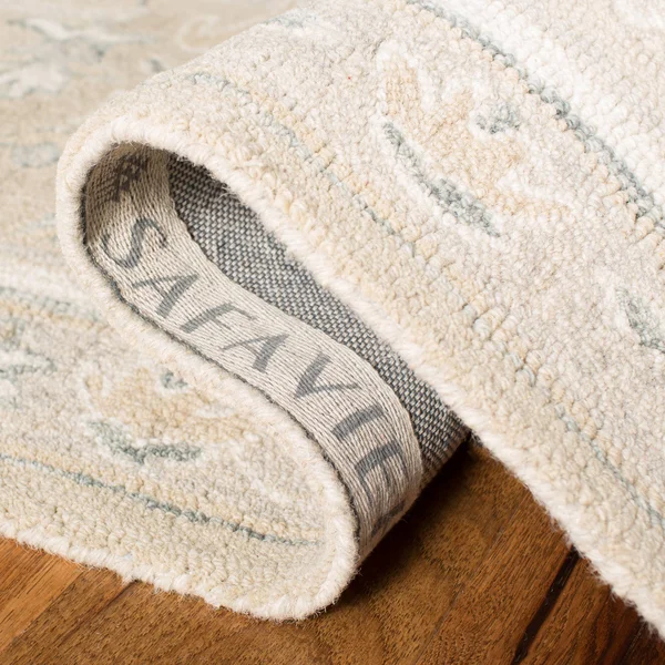 Safavieh Micro-Loop Light Gray/Ivory 9 ft. x 12 ft. Area Rug