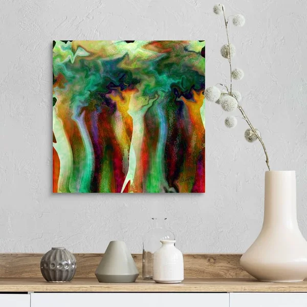 Opulent Foliage - Canvas Wall Art, 16x16, Great Big Canvas