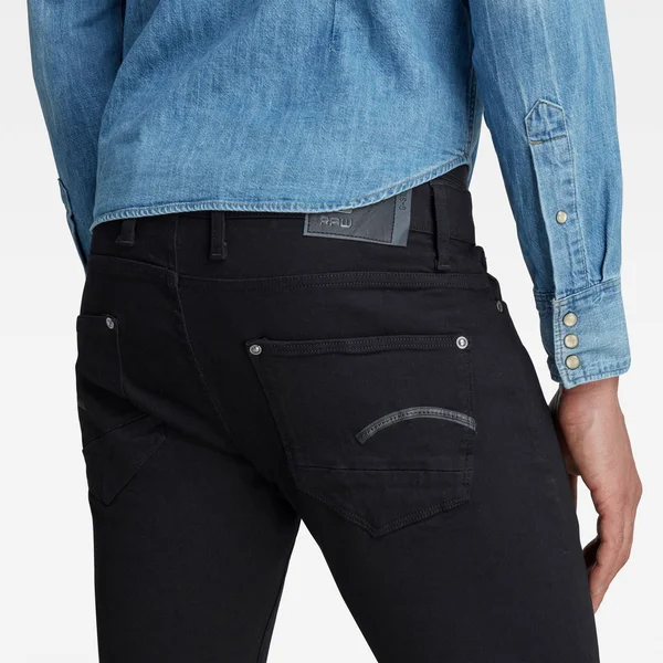 G-Star Raw Men Revend Skinny Jeans Black Size 35-34