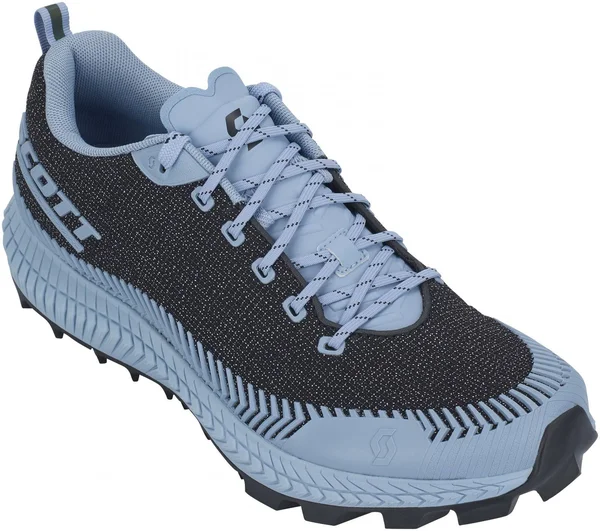 Scott Women's Supertrac Ultra RC Running Shoe 6.5, Black/Glacier Blue