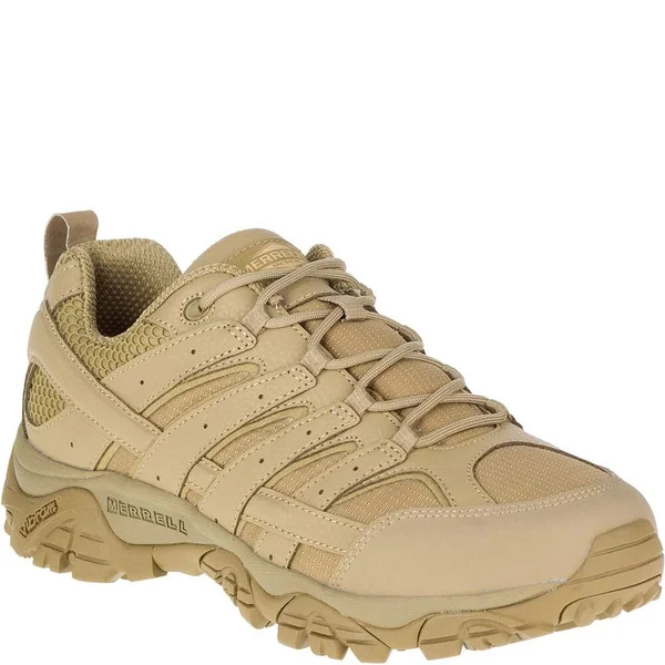 Merrell Men's Moab 2 Tactical Shoe Wide Width, Size: 7.5, Coyote