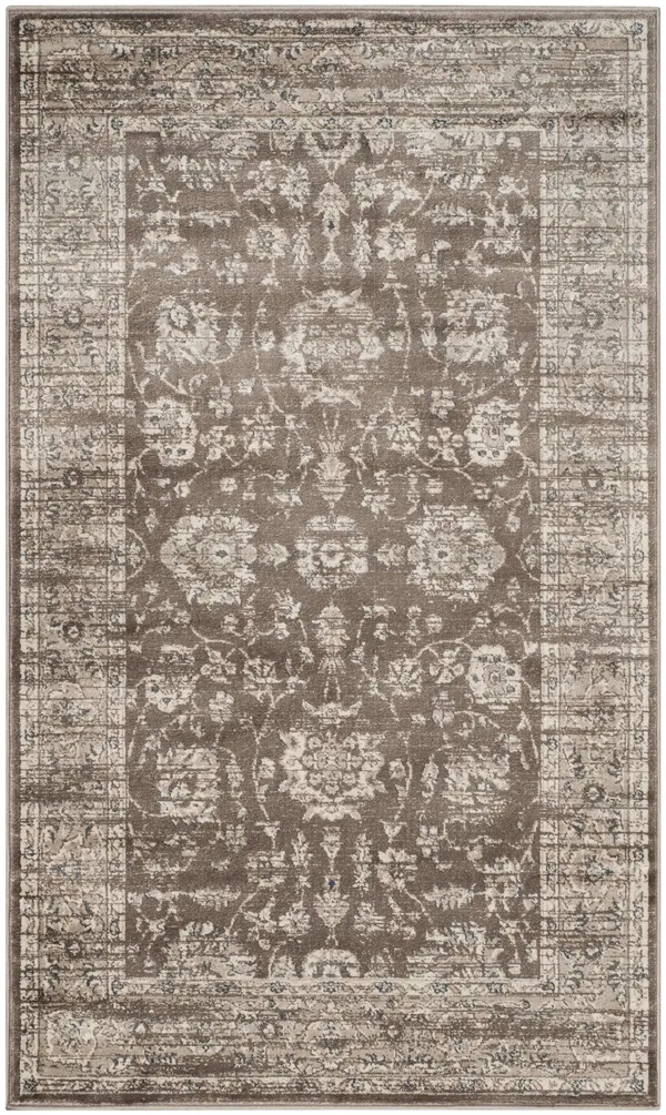 Safavieh Vintage Brown & Ivory 3& x 5& Rug