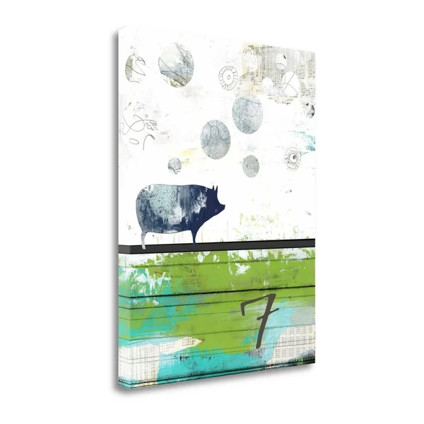 45x22 x 35x22 Pig 7 by Sarah Ogren Fine Art Giclee Print