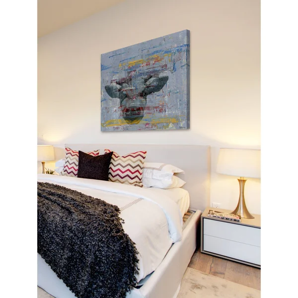 Hey You Painting Print on Wrapped Canvas, Size: 40 x 40