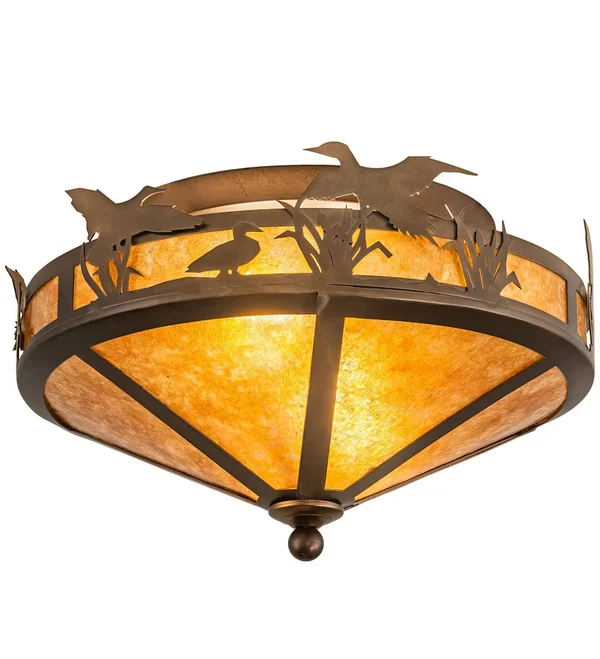 Meyda 16x22W Ducks in Flight Flushmount 26389