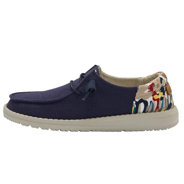 Hey Dude Wendy Funk Women's Shoes Chambray Navy : 9 M