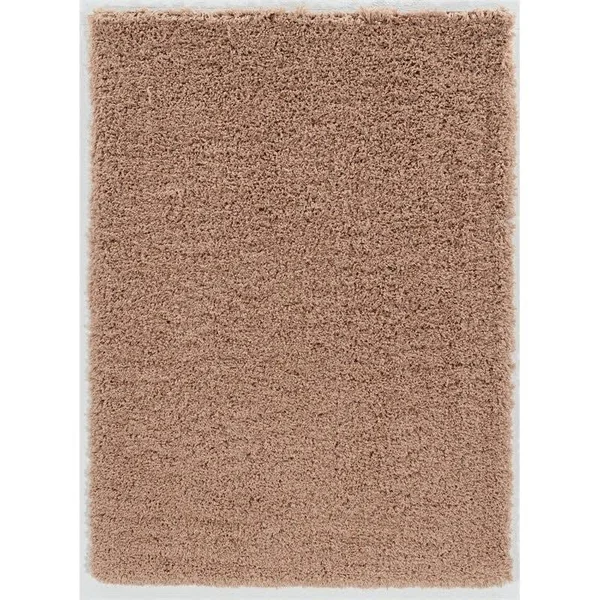 Riverbay Furniture 8' x 10' Shag Area Rug in Sand