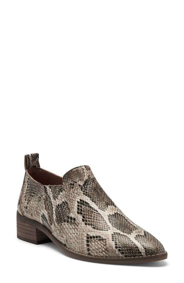 Lucky Brand Lenci Bootie 3345894 - 9 - Natural Print Leather