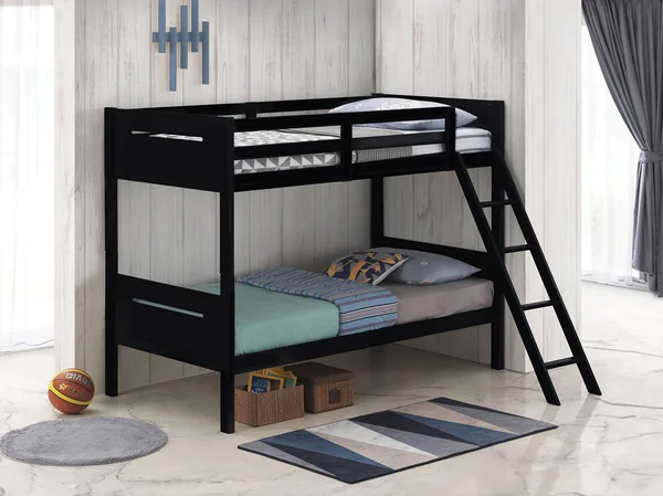 Coaster Littleton Black Twin/Twin Bunk Bed-405051BLK