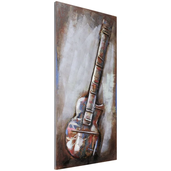 Empire Art Primo Mixed Media Sculpture - Electric Guitar