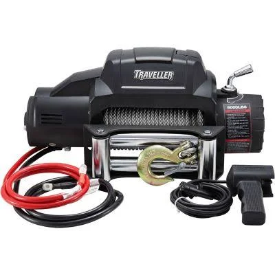 Traveller 12V Truck Electric Winch, 9, 000 lb. Capacity