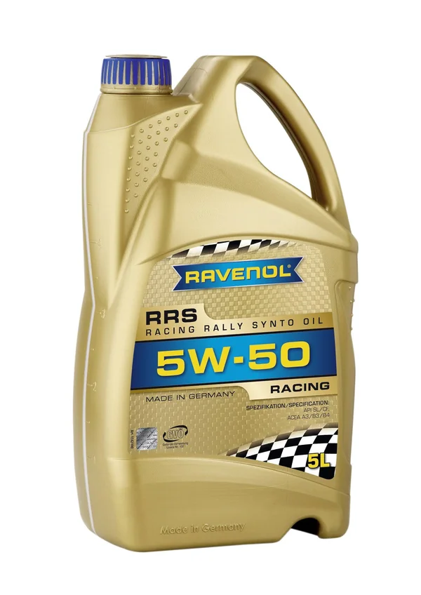 Ravenol J1A1701 SAE 5W-50 Racing Oil - Rrs Racing Rally Synto Full Synthetic (5 Liter)